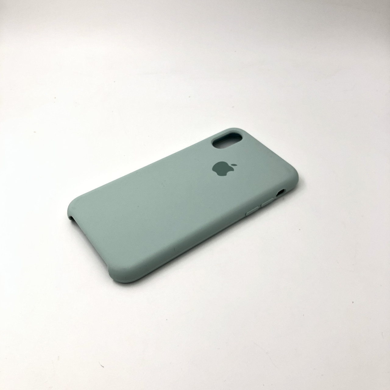 

Силиконовый чехол Apple Silicone Case для iPhone XS Max, AAA, цвет 22, Серо-голубой