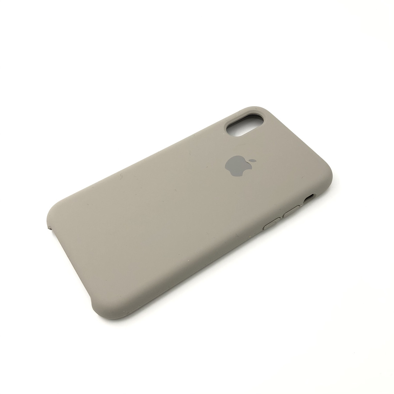 

Силиконовый чехол Apple Silicone Case для iPhone XS Max, AAA, цвет 54, Светло-серый