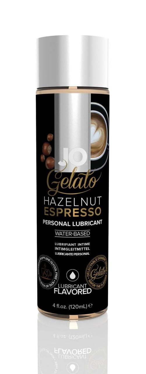 

Смазка со вкусом орехового эспрессо System JO GELATO Hazelnut Espresso, 120мл