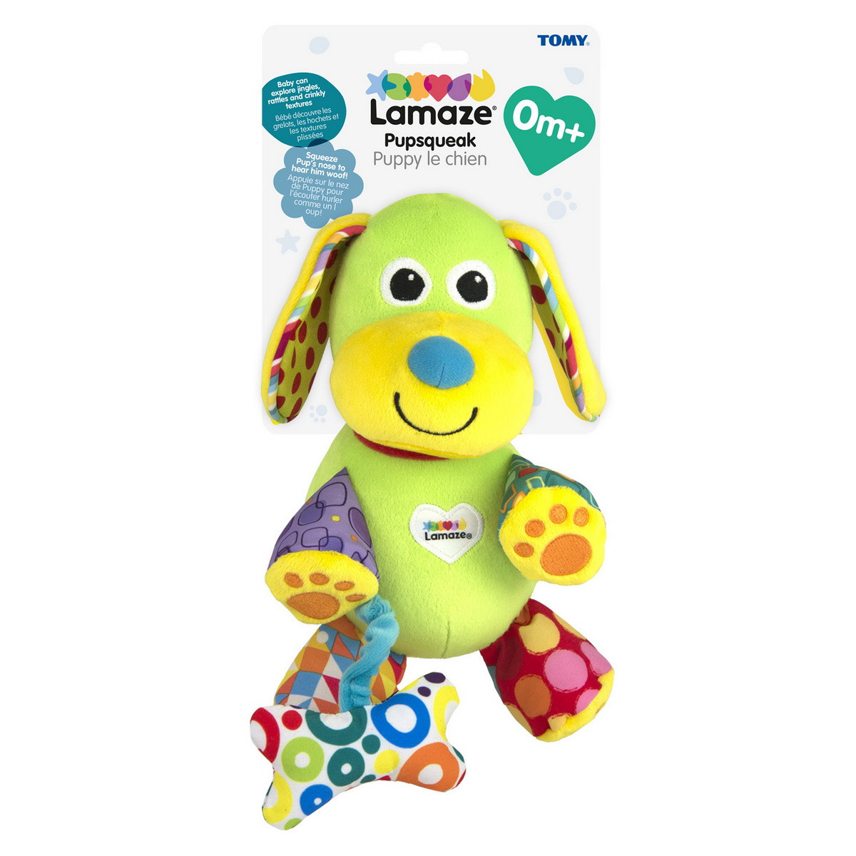 

Lamaze Игрушка - подвеска для малышей «Щенок с косточкой»