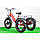 Електровелосипед BIG HAPPY FAT 500 червоний, фото 7