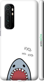 

Чехол на Xiaomi Mi Note 10 Lite Акула "4870c-1937-44019", Белый
