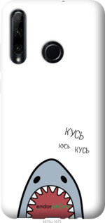 

Чехол на Huawei Honor 10i Акула "4870c-1673-44019", Белый