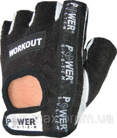 

Перчатки для фитнеса и тяжелой атлетики Power System Black XL Workout PS-2200 SKL24-190249