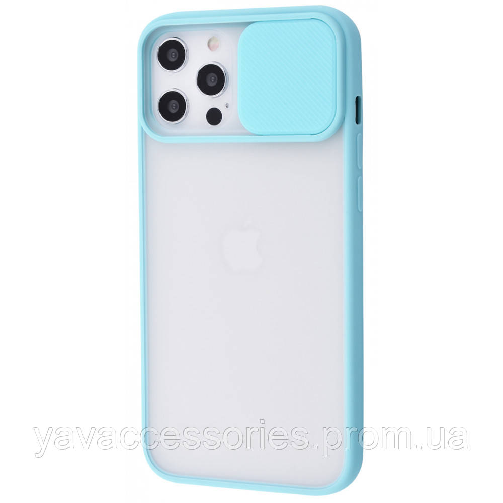 

Camera Protect Matte Case (PC+TPU) iPhone 12 Pro Max blue