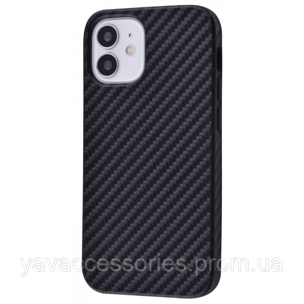 

Накладка под кожу Carbon iPhone 12 mini black