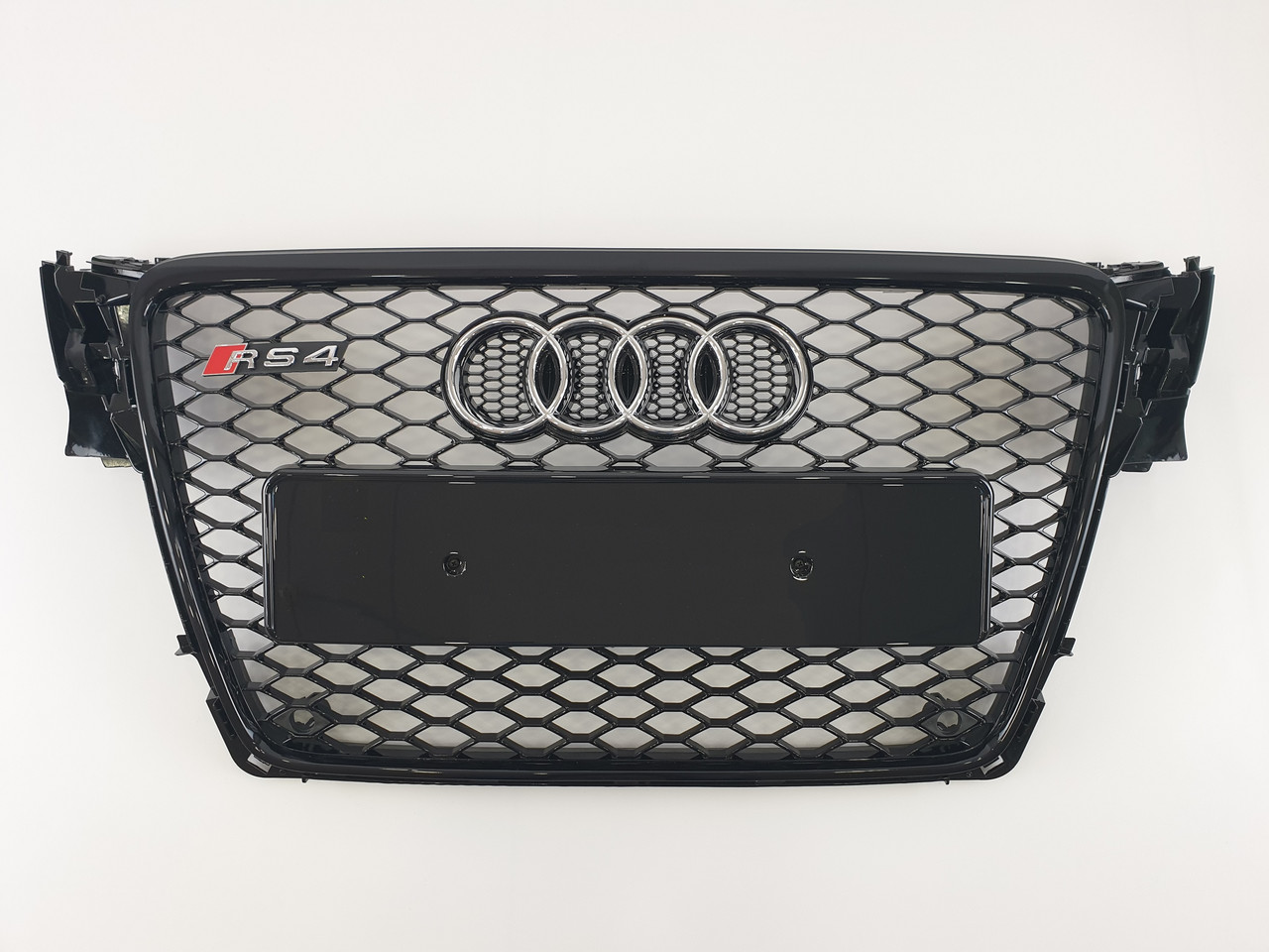 

Решетка радиатора Audi А4 RS4 2008-2012г Full Black(chrome rings), Черный