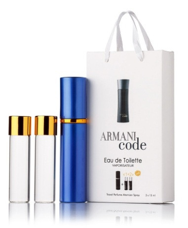 Armani Code Men edp 3х15ml мини в подарочной упаковке