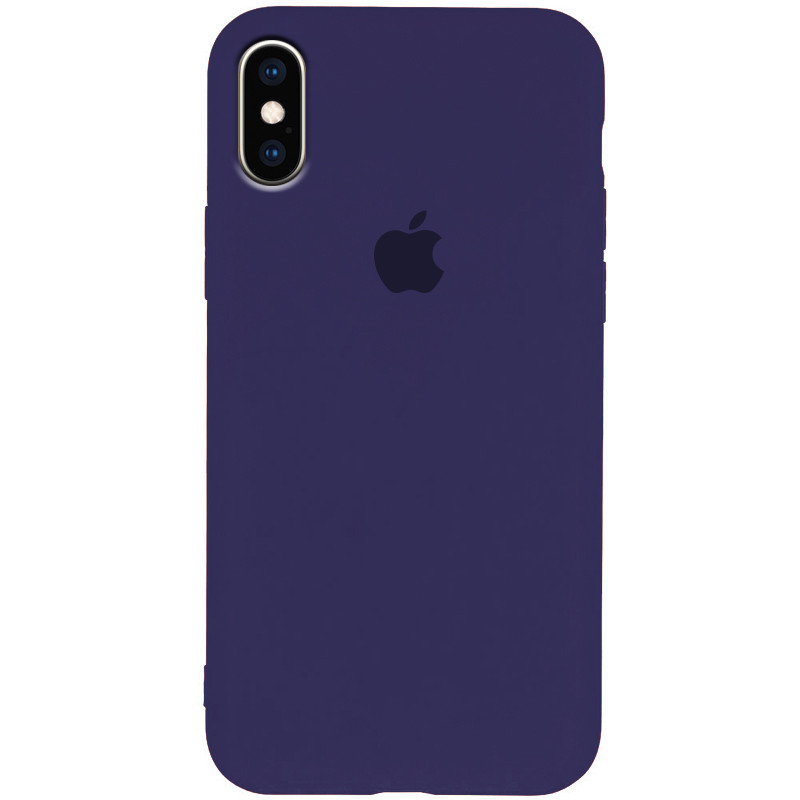 

Чехол Silicone Case Slim Full Protective для Apple iPhone XS Max (6.5") Синий / Midnight Blue