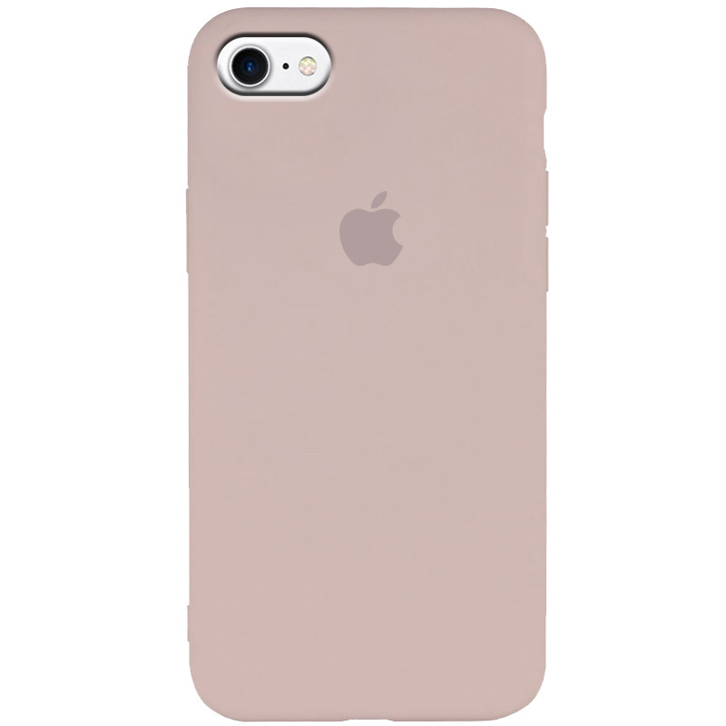 

Чехол Silicone Case Slim Full Protective для Apple iPhone 7 / 8 (4.7") Розовый / Pink Sand