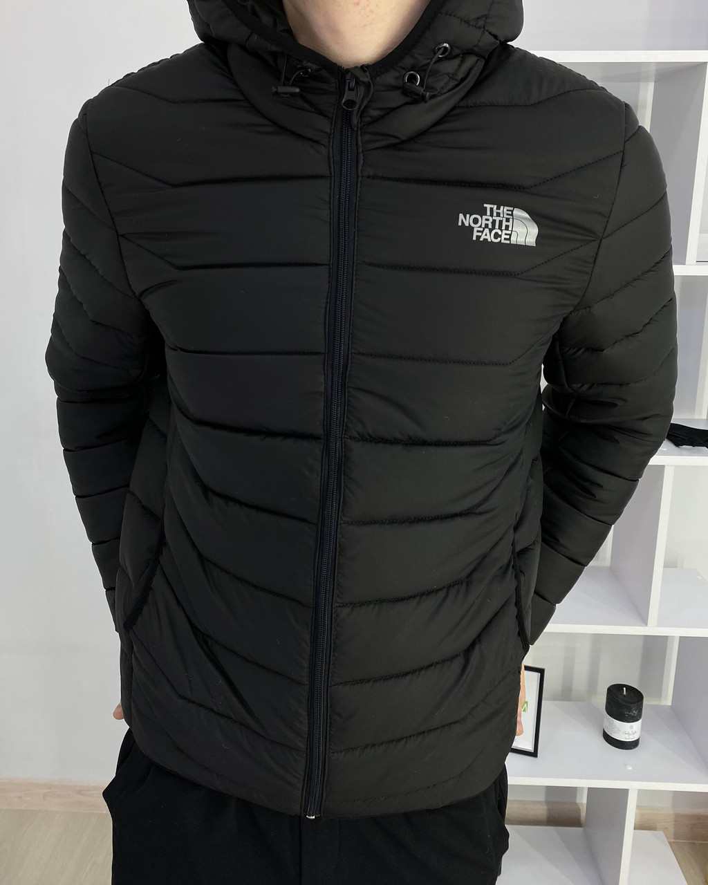 

Весенняя мужская стеганая куртка TNF (ТНФ) размер S, M, L, XL L