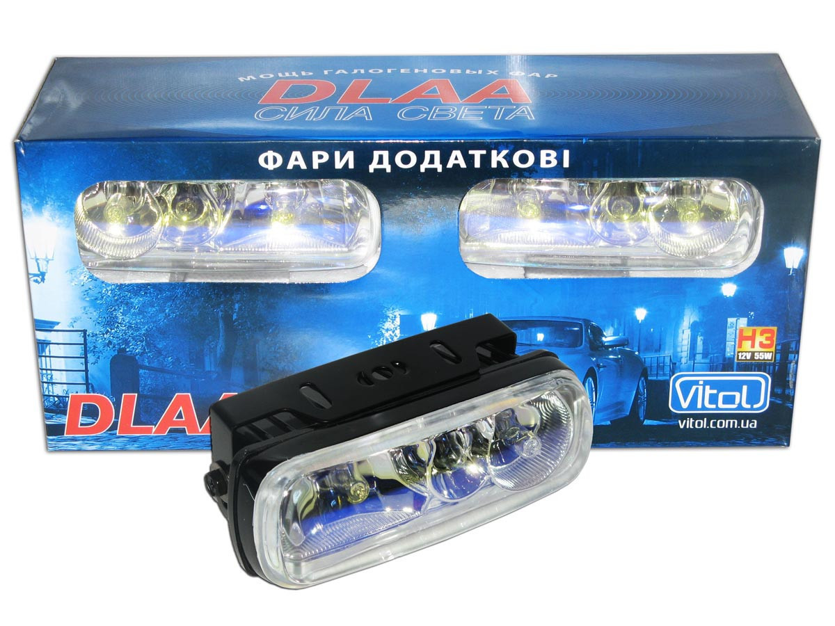 

Фары DLAA 5090 RY 2H3x55W+5W/149*54mm