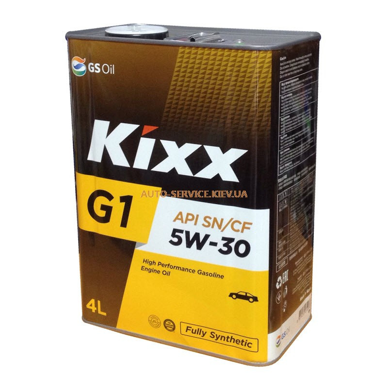 

Масло моторное KIXX синтетика G1 5W30 4л