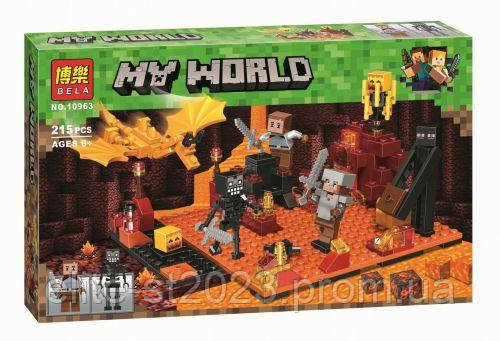 

Конструктор "My World Minecraft: Битва в подземном мире", 215 дет 10963, Разноцвет