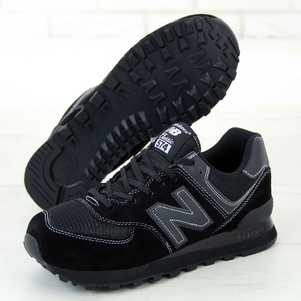 

Мужские кроссовки в стиле New Balance 574, черный, Вьетнам 43 (КД-4