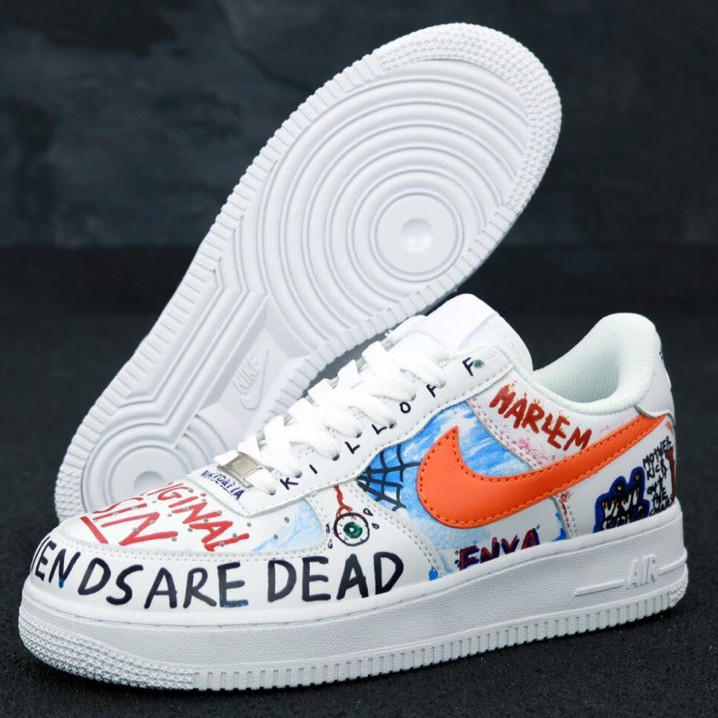 

Мужские кроссовки в стиле Nike Air Force 1 Low Pauly x Vlone Pop, кожа, Китай 42 (КД-4