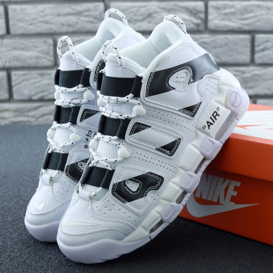 

Мужские кроссовки в стиле Nike Air More Uptempo, черный, серый, Вьетнам (КД-4