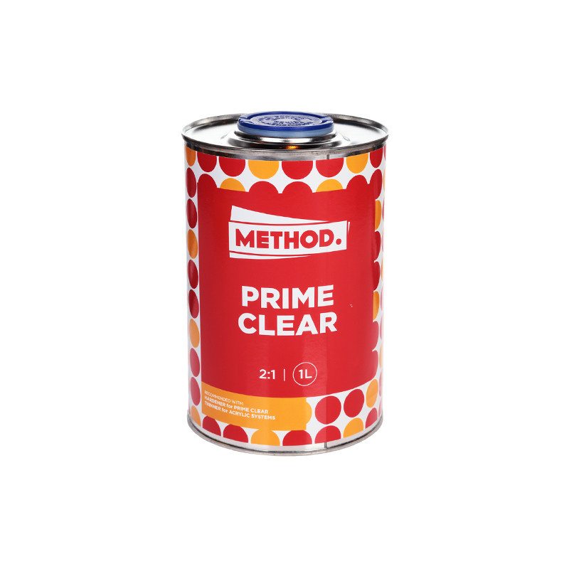 

Акриловый лак для автомобиля + отвердитель PRIME CLEAR «METHOD» 1л.+0.5л.