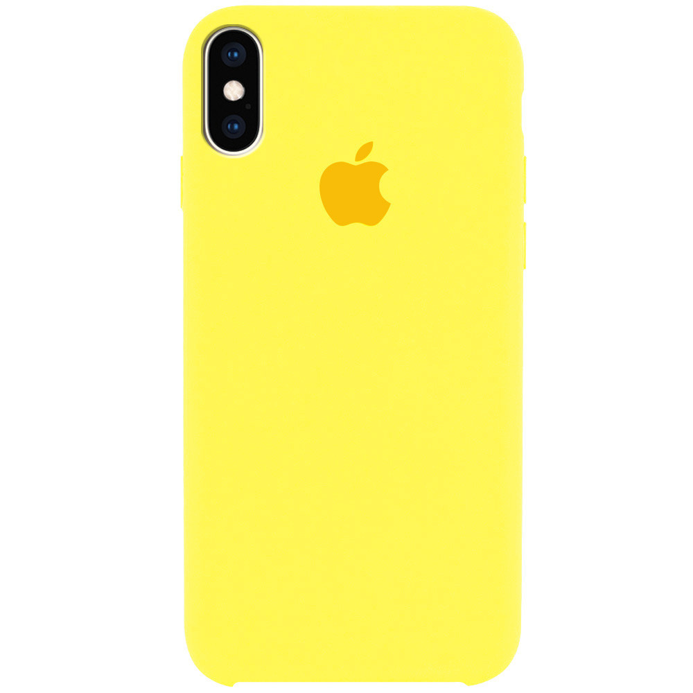 

Чехол Silicone Case (AA) для Apple iPhone XS Max (6.5") Желтый / Yellow