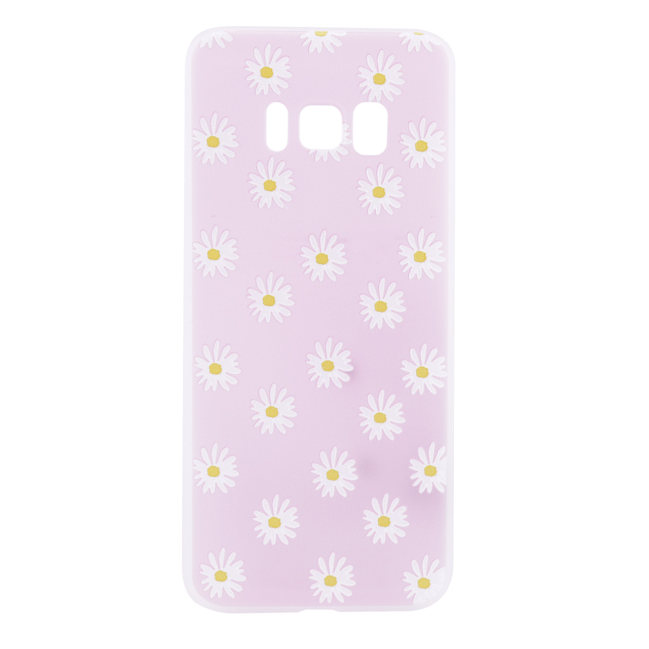 

TPU чехол матовый soft touch color для Samsung G955 Galaxy S8 Plus Ромашки