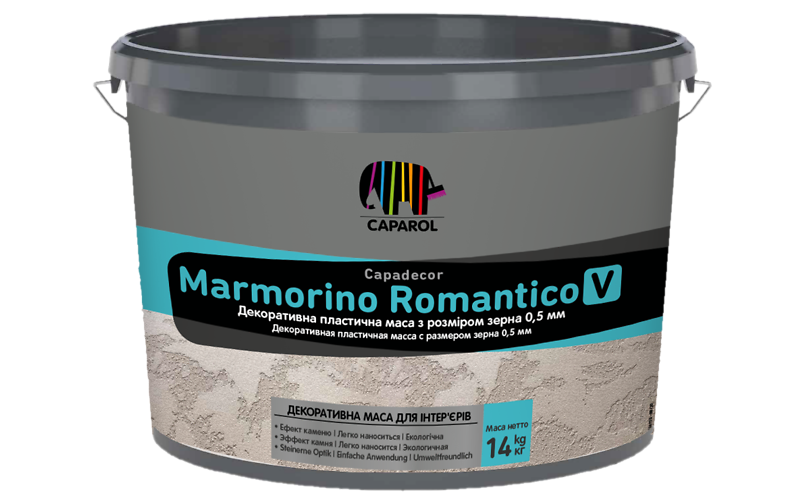 

Caparol Capadecor Marmorino Romantico II (0,2мм) 14кг., Белый