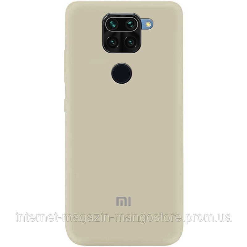 

Чехол Silicone Cover My Color Full Protective (A) для Xiaomi Redmi Note 9 / Redmi 10X, Бежевый / antigue white