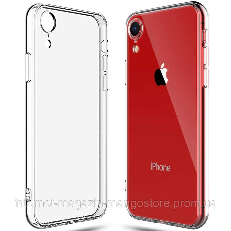 

TPU чехол Epic Transparent 1,0mm для Apple iPhone XR (6.1"), Бесцветный (прозрачный)