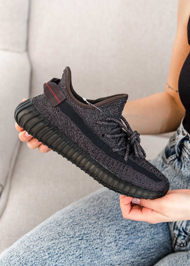 

Кроссовки Мужские Adidas Yeezy Boost 350 V2 Black Full Reflective,Текстиль/Рефлективні повністю 44 (28.0см.), Черный