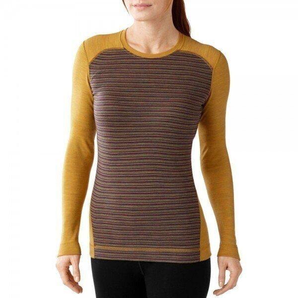 

Термофутболка женская Smartwool Merino 250 Baselayer Pattern Crew Potion Pink, р.L (SW SS226.906-L) XS, Sunglow Heather