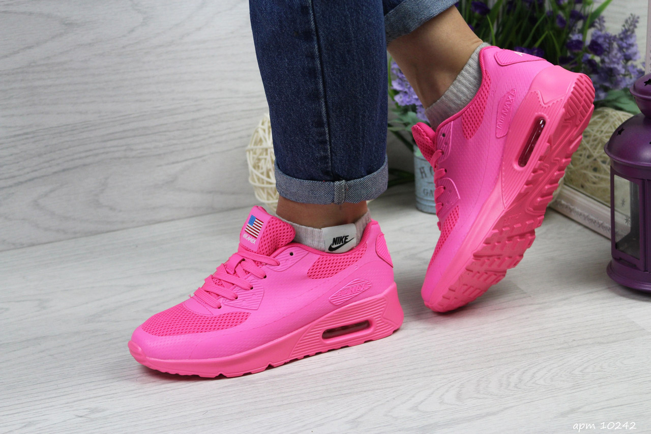 

Кроссовки Nike Air Max Hyperfuse женские розовые, Розовый