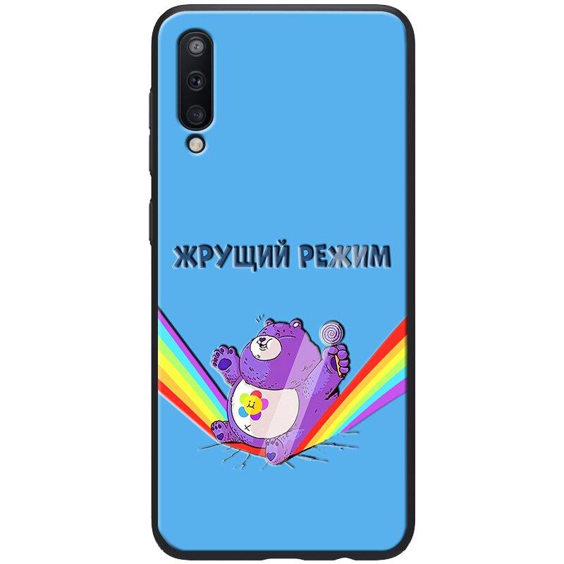 

TPU+PC чехол Epik ForFun для Samsung Galaxy A70 (A705F) Жрущий режим / Синий (746591)