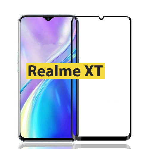 

Защитное стекло Realme XT (0.3 мм, 5D iPaky, клей по всей поверхности) черное, реалме/реалми хт, Черный