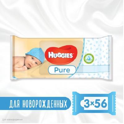 

Влажные салфетки Huggies Ultra Comfort Pure 56 х 3 шт (5029053550091