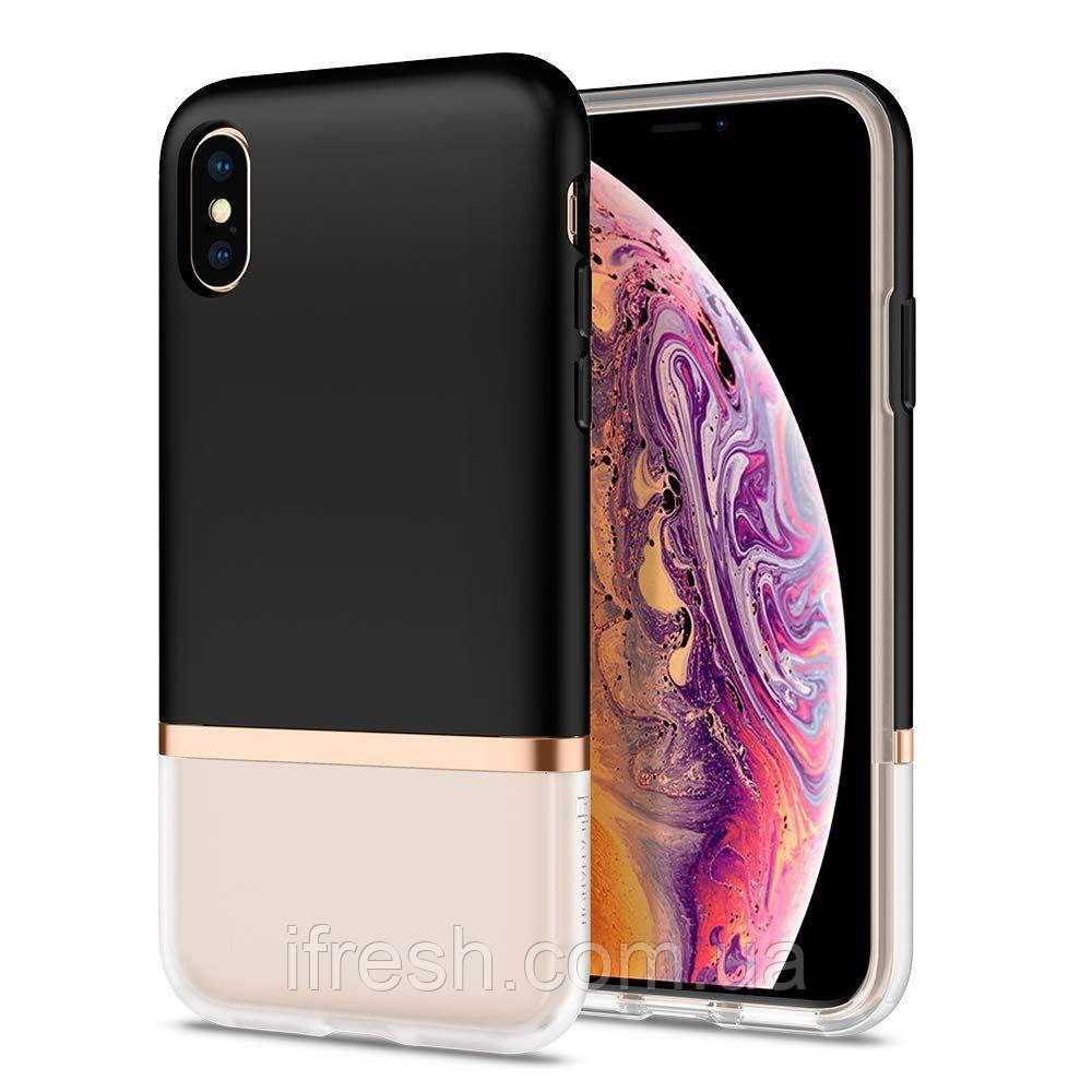 

Чехол Spigen для iPhone XS/X La Manon Jupe, Milk Black (063CS25368)