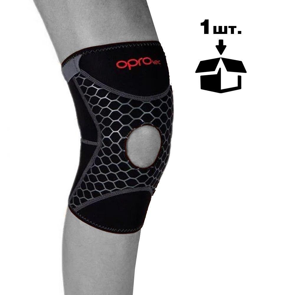 

Наколенник спортивный OPROtec Knee Support with Open Patella TEC5729-SM Черный S