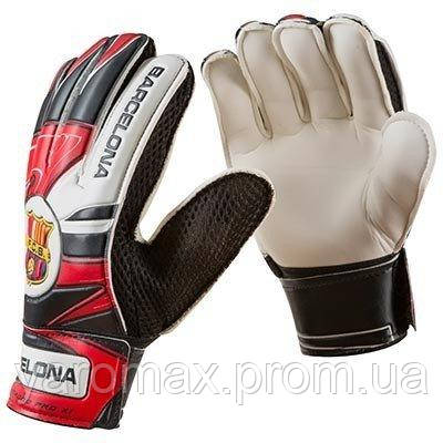 

Вратарские перчатки World Sport Latex Foam FC Barcs, красно-черные, р.9 SKL11-280975