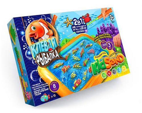 

Игра большая 2 в 1 "Клевая рыбалка + KidSand" (рус