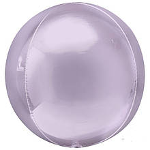 Фольгована кулька 4D сфера бузковий 22" (55 см) Китай