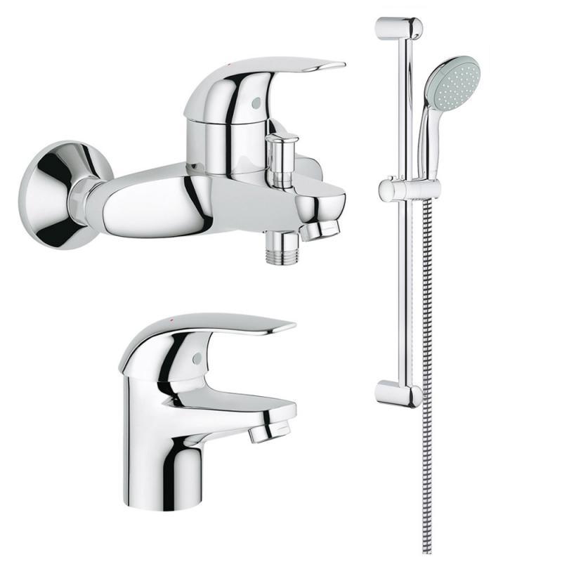 

Набір змішувачів Grohe Euroeco 124428