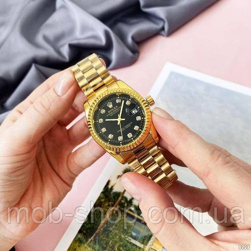 Наручные часы Rolex Date Just 067 New Gold-Black