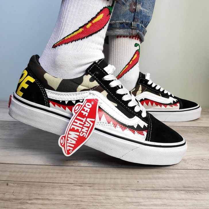 

Мужские кеды в стиле Vans Old Skool, черный, белый, хаки, желтый, красный, Китай 43, Разные цвета