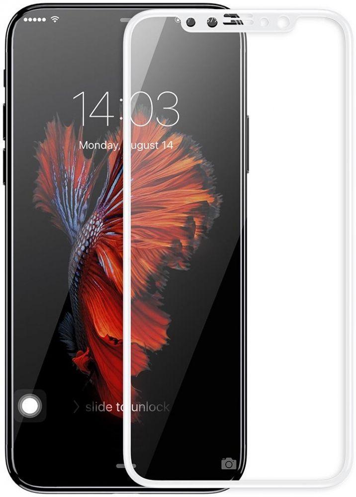 

Защитное стекло Baseus Tempered Glass Film Apple iPhone X White, Белый