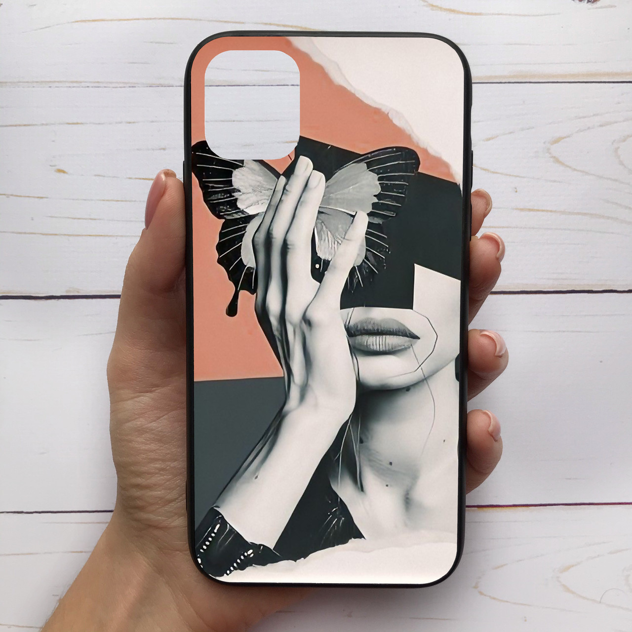 

Чехол Mood для iPhone 11 с рисунком Рука бабочка (409