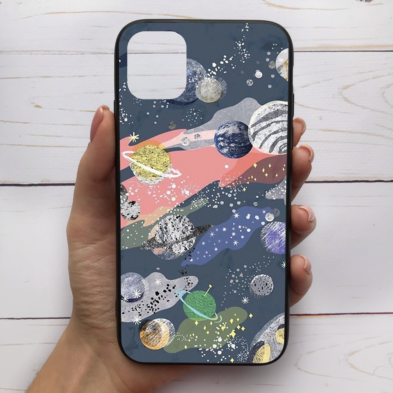 

Чехол Mood для iPhone 11 Pro Max с рисунком Планеты цветные (249