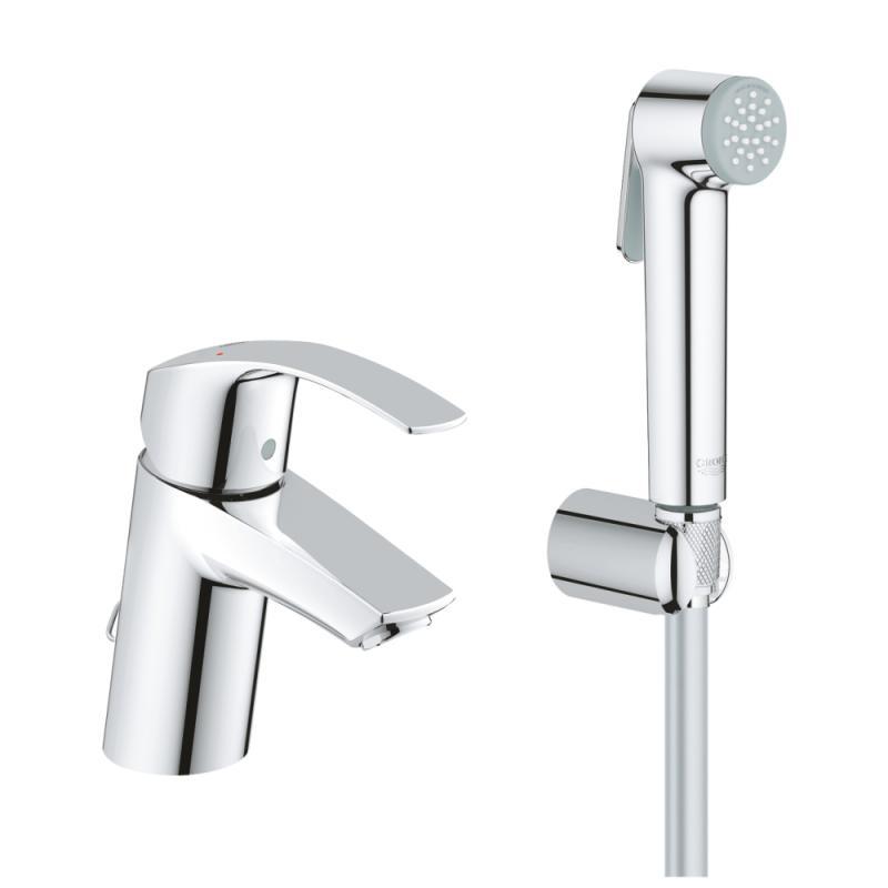 

Смеситель для раковины с лейкой Grohe Eurosmart 23124002, Хром