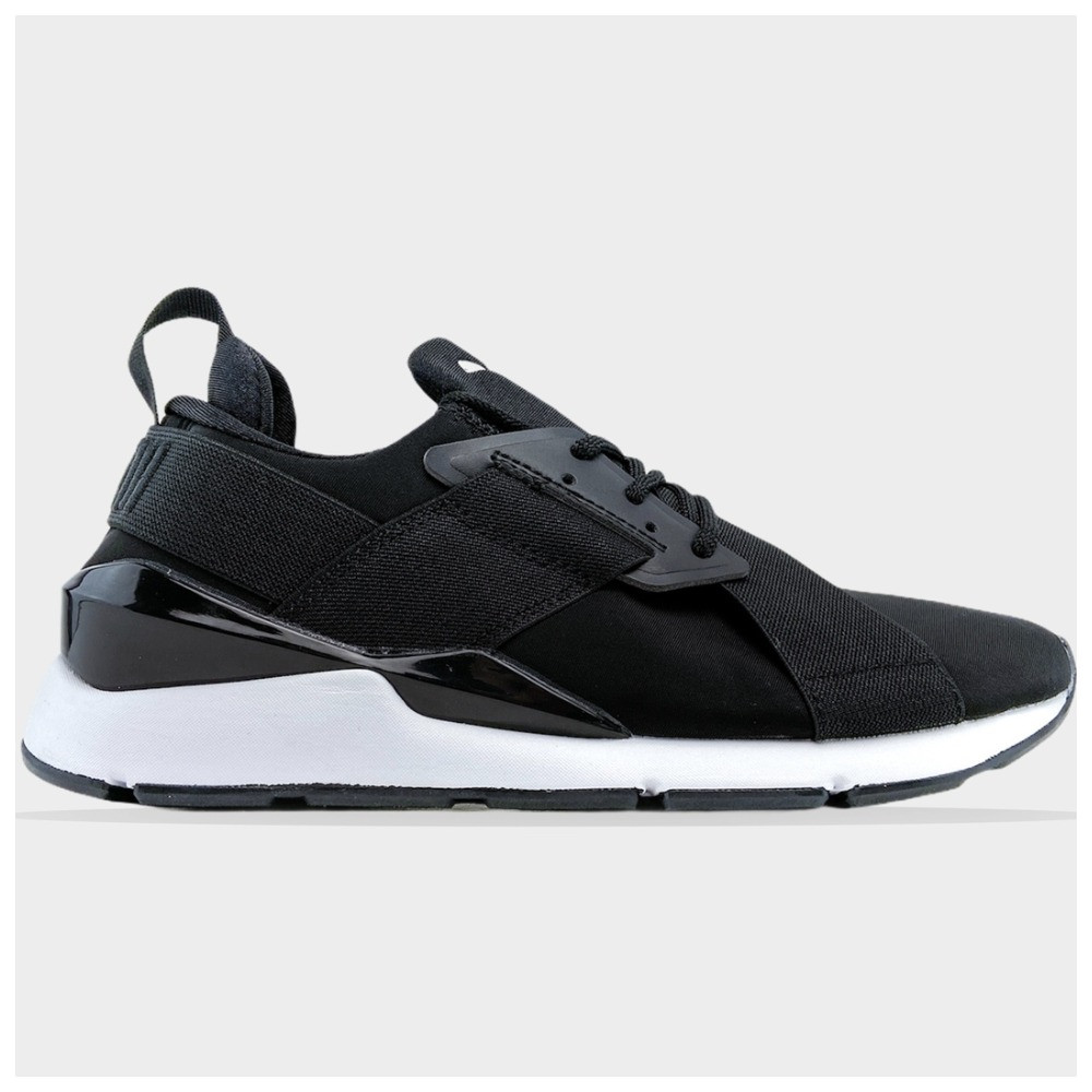 

Женские кроссовки Puma Muse Metal Black, чёрные кроссовки пума мьюз, Черный