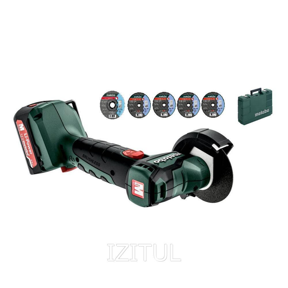 

Аккумуляторная Угловая Шлифовальная Машина Metabo POWERMAXX CC 12 BL (600348500)