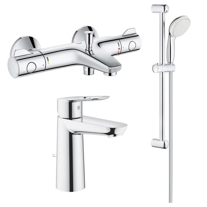 

Набор смесителей Grohe Grohtherm 800 + BauLoop 34550TM, Хром