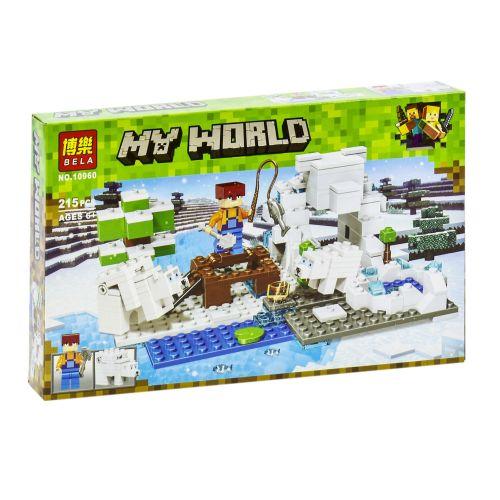 

Конструктор "My World Minecraft: зимняя рыбалка", 215 дет 10960, Разноцвет