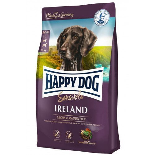 

Сухой корм Happy Dog Supreme Sensible Ireland для взрослых собак от 11 кг с проблемами кожи и шерсти, 12.5 кг